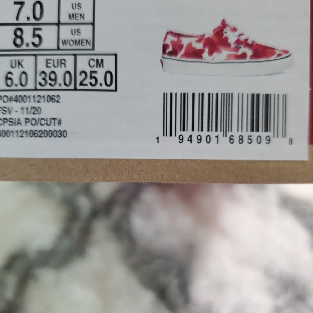 Vans women authentic love hearts - Picture 9 of 10